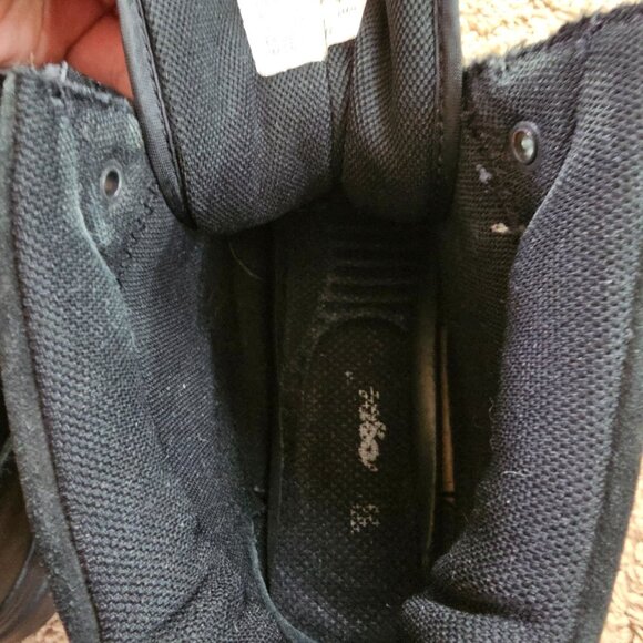 Thorogood Tactical Work Boots Mens 12 Black Leather 834-6086 6" Lace Up GUC - Picture 4 of 12